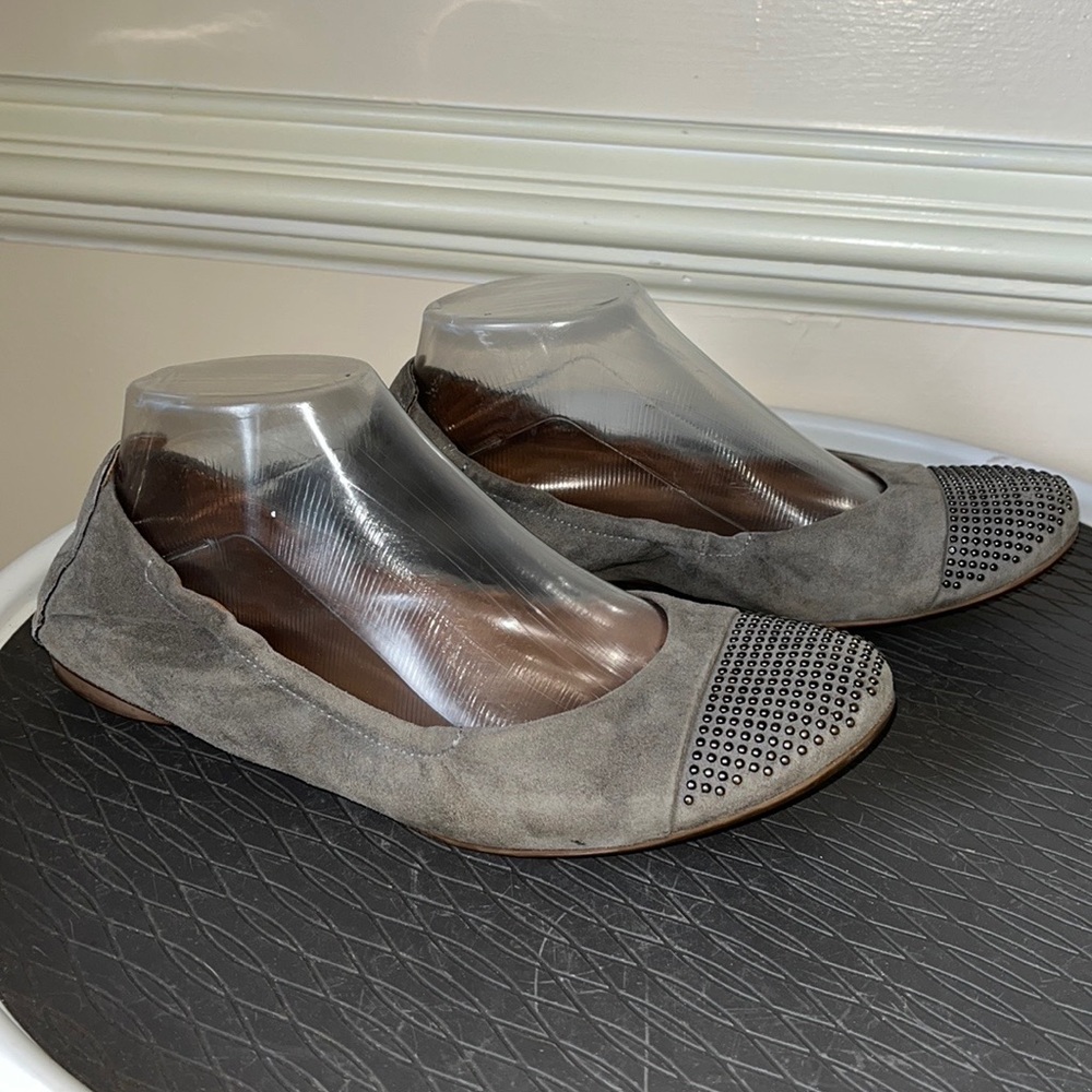 Paul Green Gray Suede Ballet Flat Size 5.5
